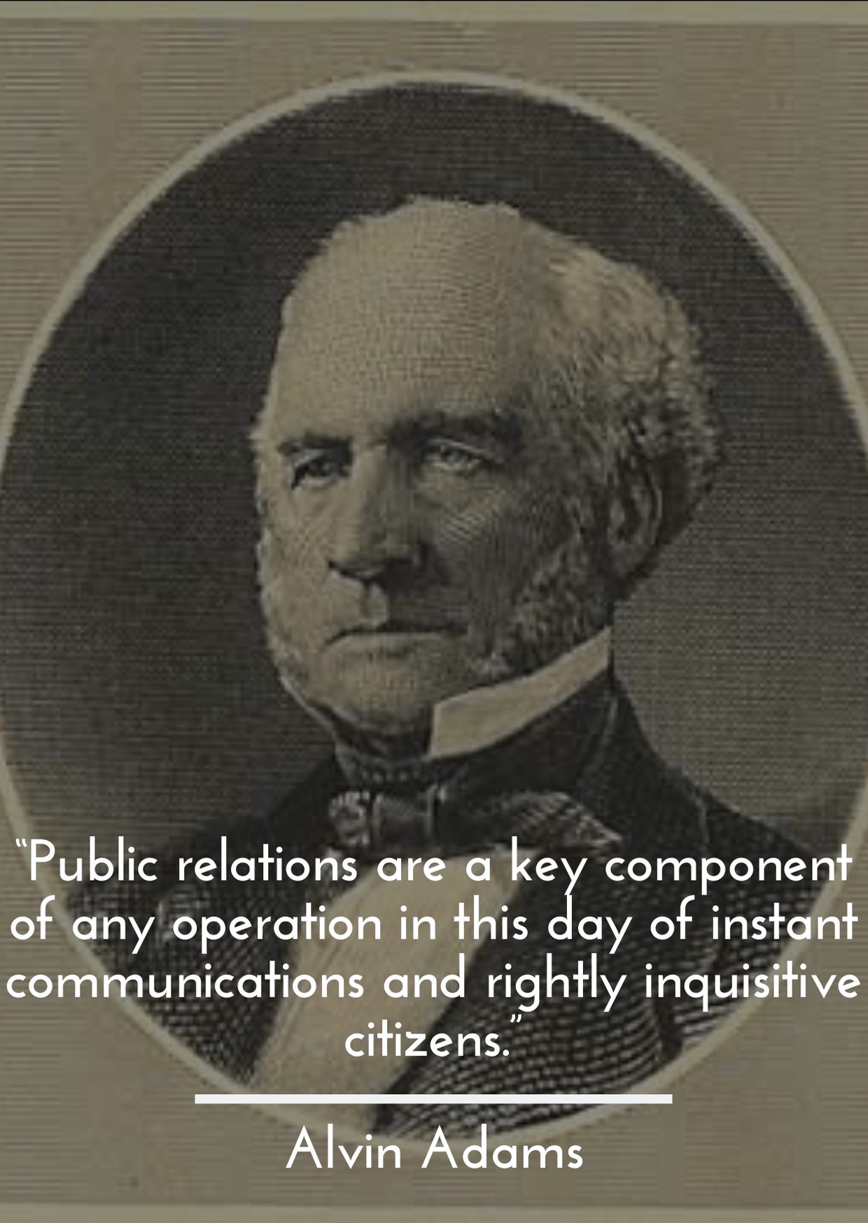 Public Relations Quotes by Alvin Adams