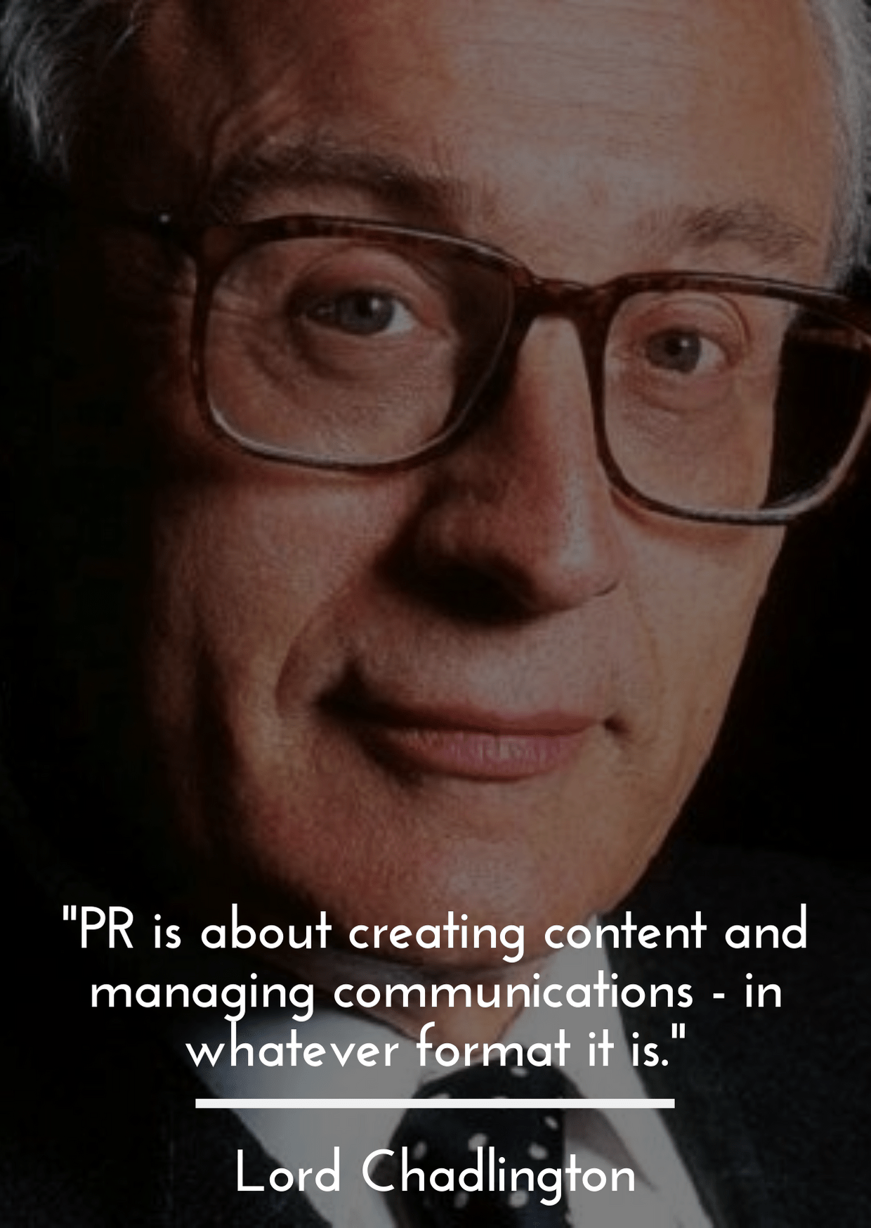 Public Relations Quotes by Lord Chadlington