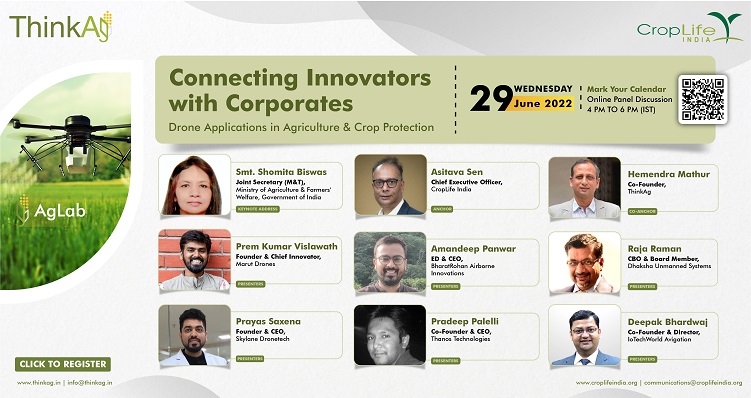 It's Time to Make 'Kisan Drones' Accessible Fostering Collaborations for Faster Adoption - Think Ag and CropLife India