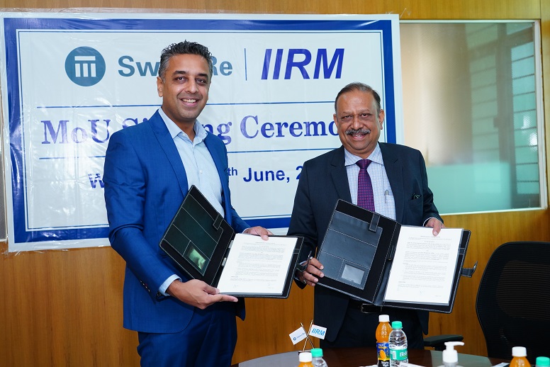 Swiss Re GBS India Signs MoU with IIRM to Enhance Capability Building Programs in India's Insurance Industry