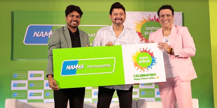 Govinda and Swwapnil Joshi Came at the Success Celebration of Namma Homeopathy