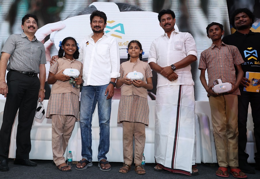 Launch of Meta Kalvi, Tamil Nadu’s First Virtual Reality Education Lab for Government Schools