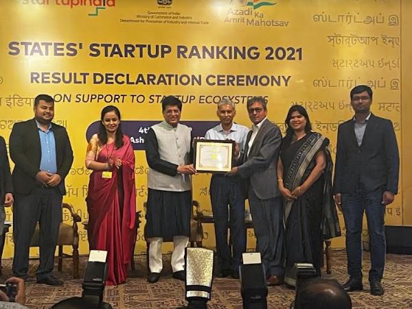 According to DPIIT, Odisha ranked first in the state for new businesses in 2021