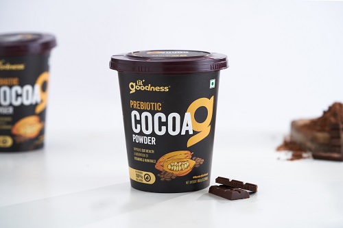Lil’Goodness, introduces zero added sugar Prebiotic Cocoa Powder for the first time in India.