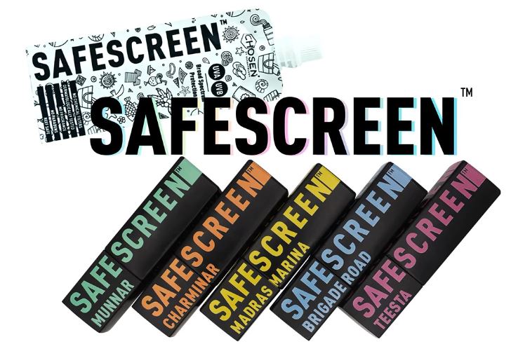 CHOSEN Launches Six Mineral-based Sunscreens under the Banner of SAFESCREEN