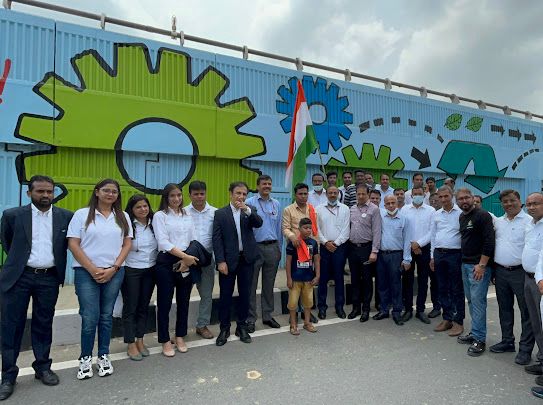 KONE India Inaugurates India's Largest Single Wall Painting on Sustainable Waste Management in New Delhi