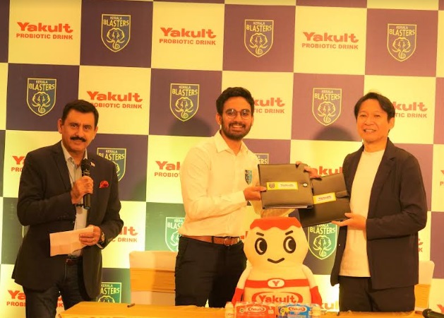 Yakult - The Globally Acclaimed Probiotic Health Drink Join Hands with Kerala Blasters as Health Partner