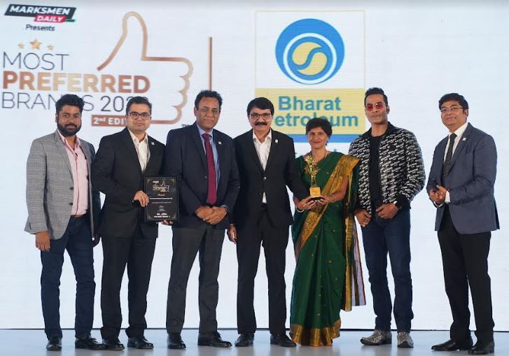 BPCL Recognized as the Most Preferred Brands of 2022