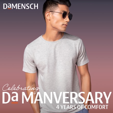 Premium Men's Fashion Brand DaMENSCH Turns 4 Year Young, Announces Rs. 4 Flash Sale as Part of the Celebration