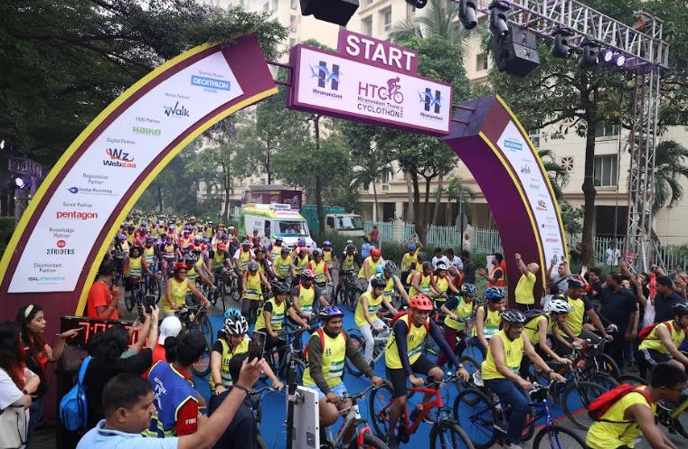 Over 1500 Cyclists Join the Hiranandani Thane Cyclothon 2022 to Support the Initiative 'Rhyme for Earth'