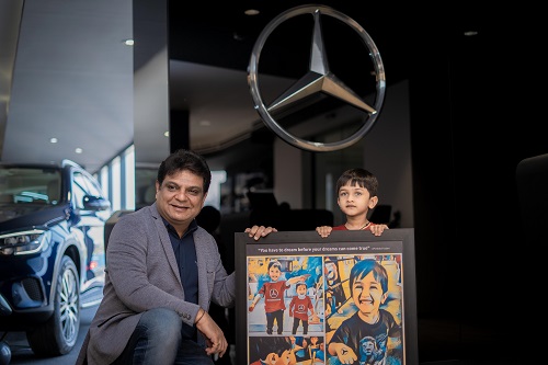 Dreams Come True for Young Mercedes-Benz Fans, on 'Children's Day'