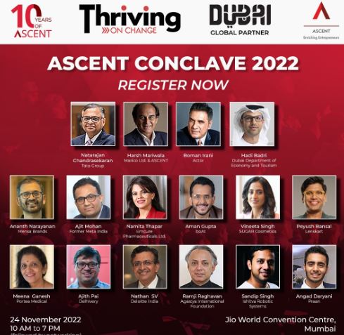 The 7th Edition of the ASCENT Conclave 2022 to be Hosted in Partnership with Dubai Department of Economy and Tourism