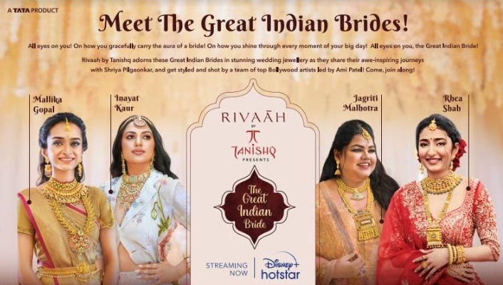 Rivaah by Tanishq Joins Hands with Disney+ Hotstar to Celebrate Real Brides in the Latest Show, The Great Indian Bride