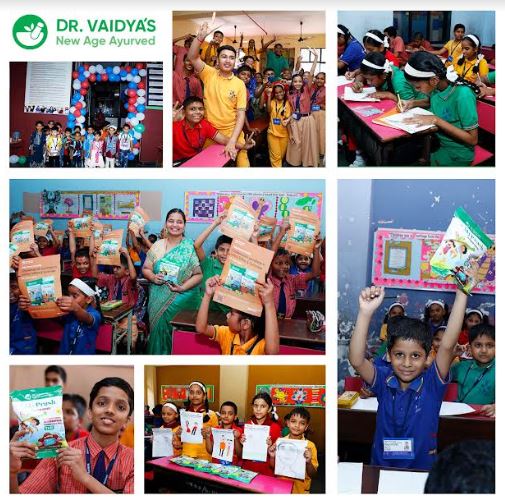Dr Vaidya's Innovation 'Chyawanprash Goodness in Toffees and Gummies' Gets a Thumbs up from School Kids on Children's Day