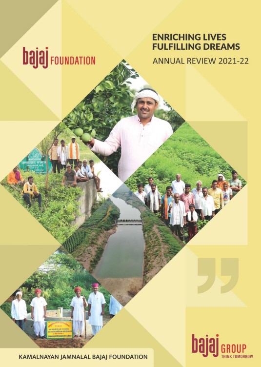 Bajaj Foundation Releases its Latest Annual Report