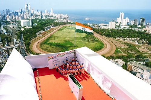 Minerva, India's Tallest Tower Adorns Tri-colour on Republic Day