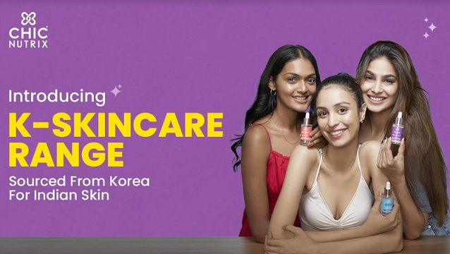 K-Skincare Range Formulated for Indian skin by Chicnutrix