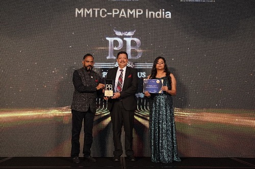 MMTC-PAMP Bags Prestigious Brands of Asia 2023, Brand's MD and CEO Wins Marketing Meister Award
