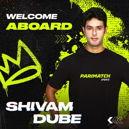 Parimatch Sports Announce Shivam Dube as their Brand Ambassador
