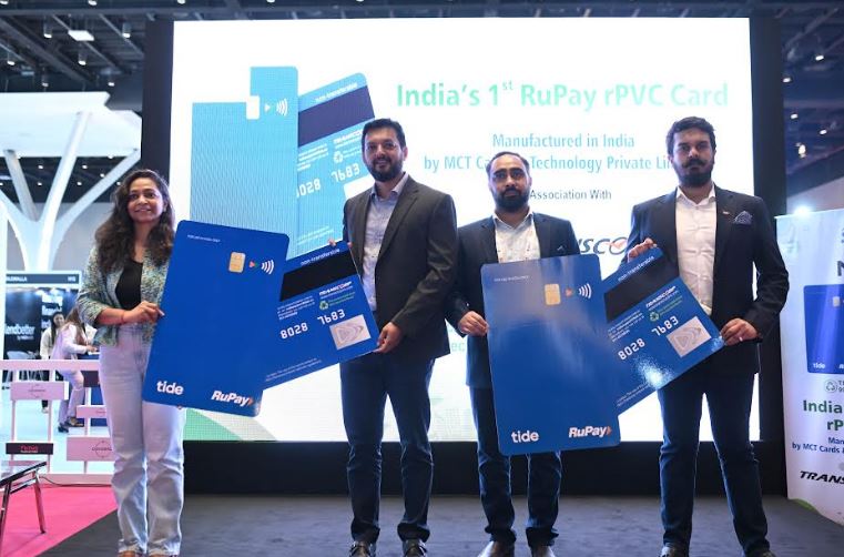 Tide and Transcorp Launch India's-first Recycled PVC RuPay Card