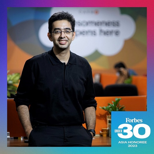CASHe's Chief Operating Officer Yashoraj Tyagi Selected For Forbes 30 Under 30 Asia 2023 List