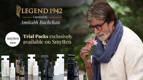 Amitabh Bachchan's Legend 1942 Partners with Smytten to Bring Handcrafted Fragrances to Indian Customers