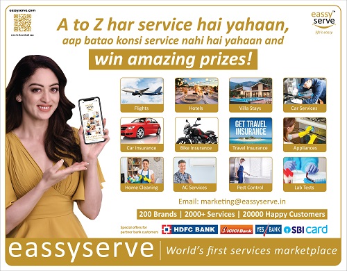 eassyserve, World's First Services Marketplace, Launches New Campaign Featuring Renowned Actress Sandeepa Dhar