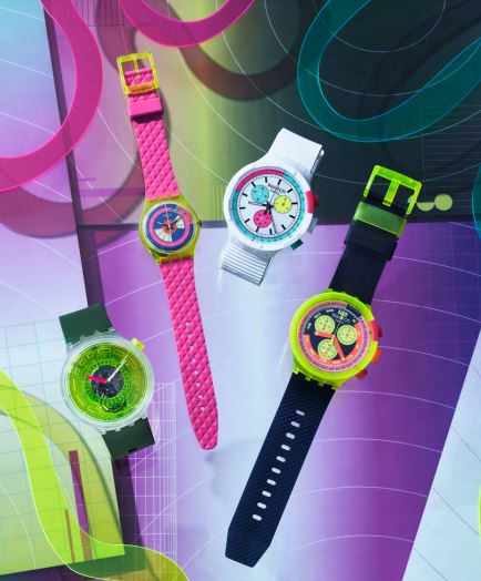 The Swatch Neon Collection Brings a Refreshing Twist on Icons