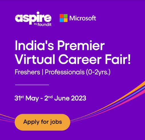 foundit and Microsoft Collaborate to Bridge the Gap Between Freshers and Recruiters with Aspire 2023