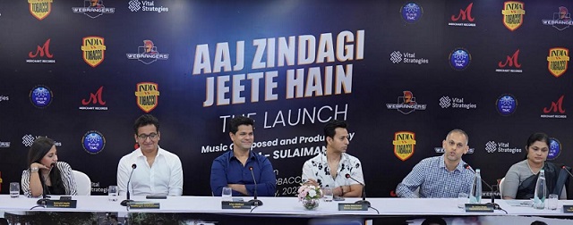 Musical Anthem: "Aaj Zindagi Jeete Hain" Launched by Music Composer Duo Salim-Sulaiman in Collaboration with Tata Memorial Centre and Delhi Police
