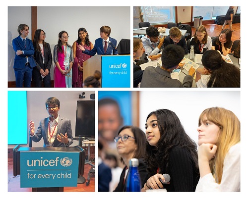 Oakridgers’ in New York City: NAE-UNICEF Student Summit 2023