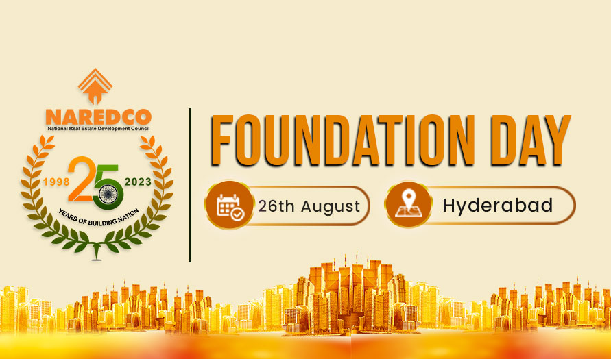 NAREDCO’s 25th Foundation Day in Hyderabad to Mark Launch of Vision 2047 Report in Collaboration with Knight Frank