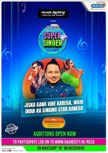 The most-awaited Radio City Super Singer Season 15 is Back to Elevate Melodies with Padma Shri Kailash Kher as the mentor