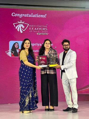 Belrise Industries Ltd. Co-founder & Executive Director Mrs. Supriya S. Badve Honoured with Influential Leaders of India 2023 Award