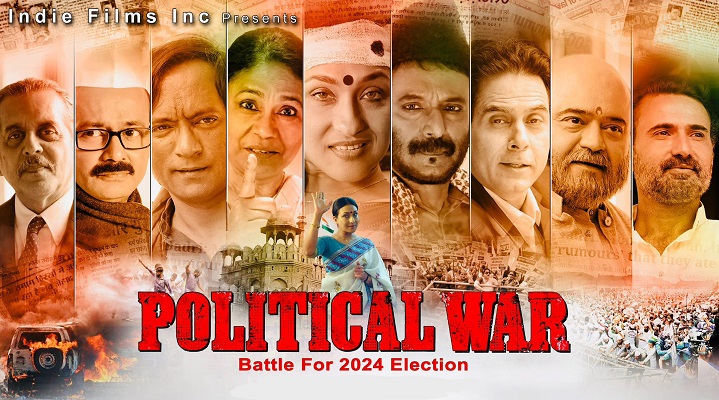 Filmmaker Mukesh Modi Unveils the Teaser of his Upcoming Film 'Political War' through Zoom App Globally