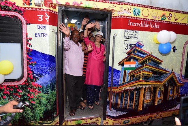 Inaugural Trip of Manaskhand Express Bharat Gaurav Tourist Train to Uttarakhand Starts from Pune on 22.04.2024