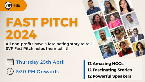 SVP India Announces Third Season of Fast Pitch, A Virtual Fundraising Event for NGOs