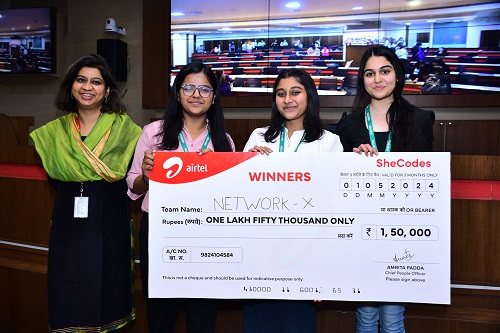 Airtel and TechGig Conclude 1st Edition of 'She Codes'