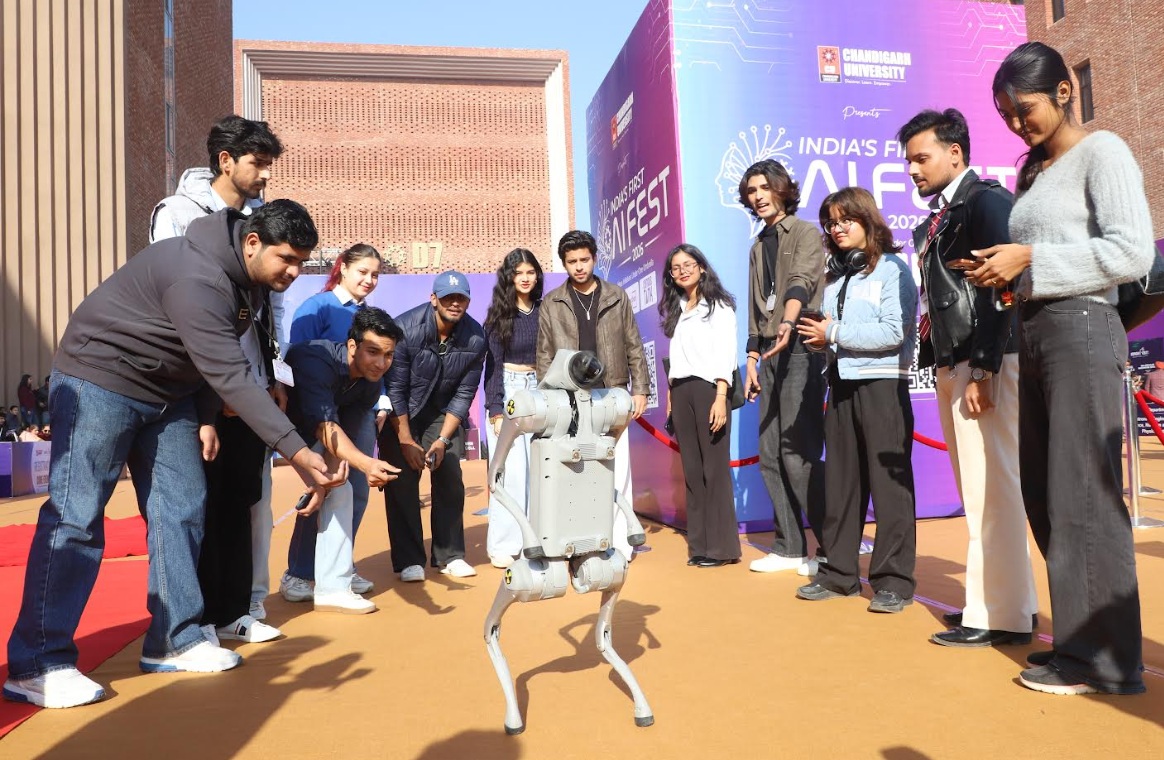 चंडीगढ़ यूनिवर्सिटी ने लॉन्च किया भारत का पहला ‘एआई फेस्ट – 2026’; रजिस्ट्रेशन पोर्टल किया लॉन्च