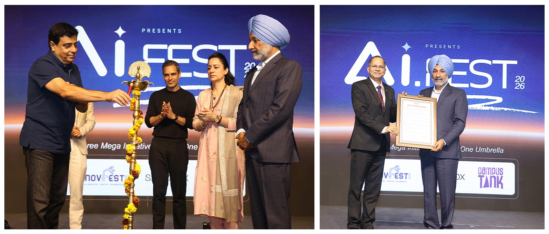 चंडीगढ़ यूनिवर्सिटी ने एआई इम्पैक्ट समिट-2026 की तर्ज पर भारत के पहले एआई फेस्ट की मेजबानी