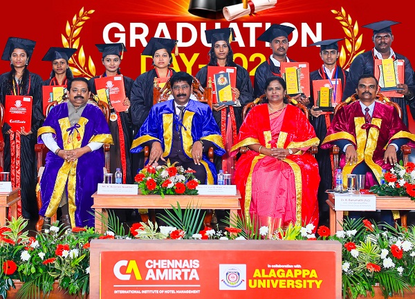 800 Students Graduate at Chennais Amirta Graduation Ceremony as Industry-Ready Hospitality Professionals