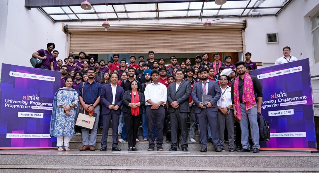 Chitkara University Hosted the AIKosh University Engagement Programme Under IndiaAI Mission, 250 CSE-AI Students Participated