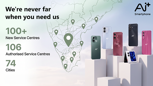 Ai+ Smartphone is Planning to Expand with 100 Plus New Service Centres in South India, Strengthens Regional Growth Footprint