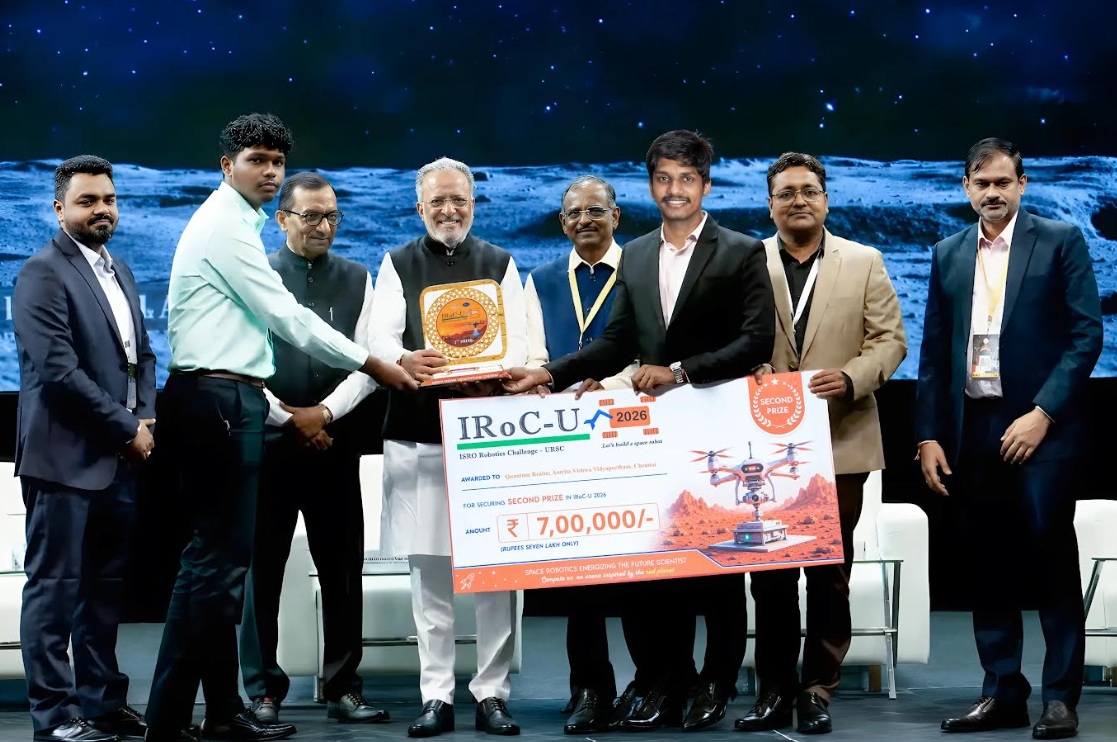 Amrita Vishwa Vidyapeetham Wins Big at ISRO's IRoC-U Robotics Challenge