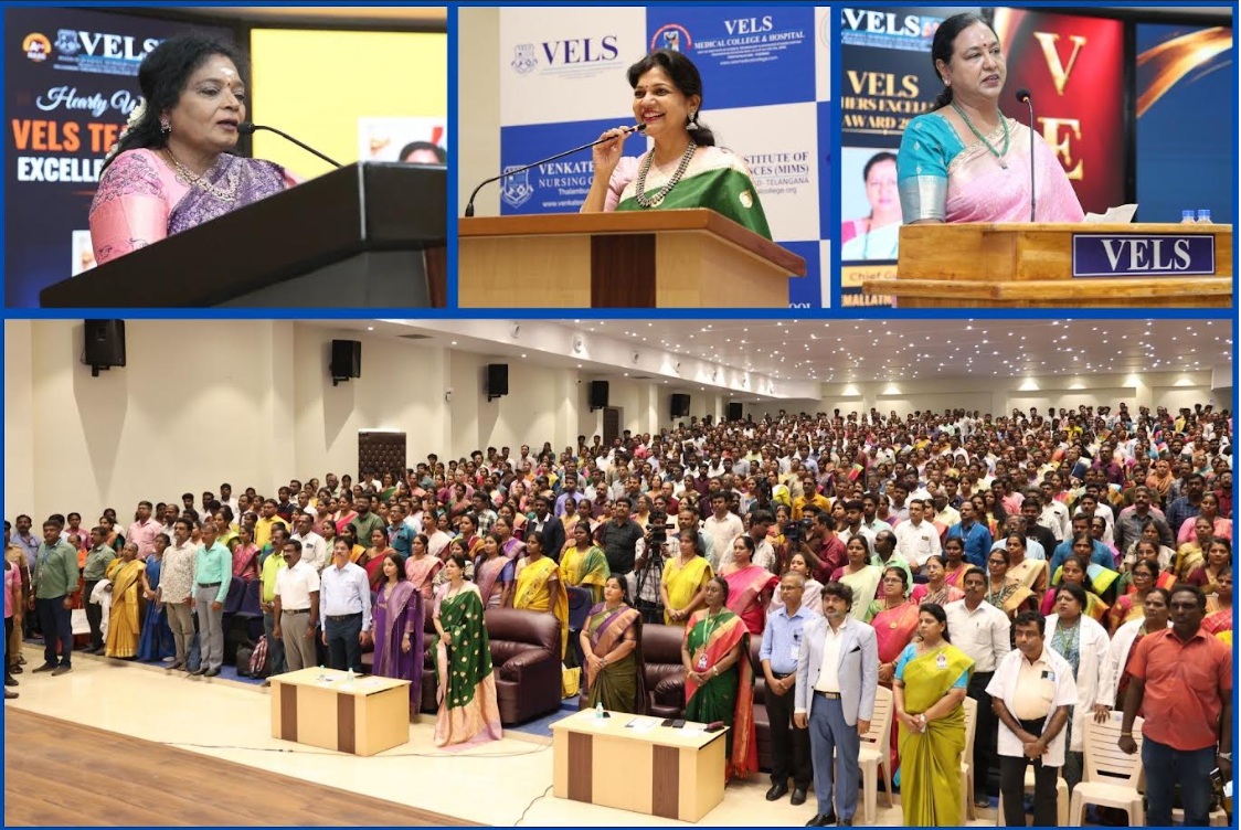 VELS University Honours More than 2,000 Teachers Across Tamil Nadu