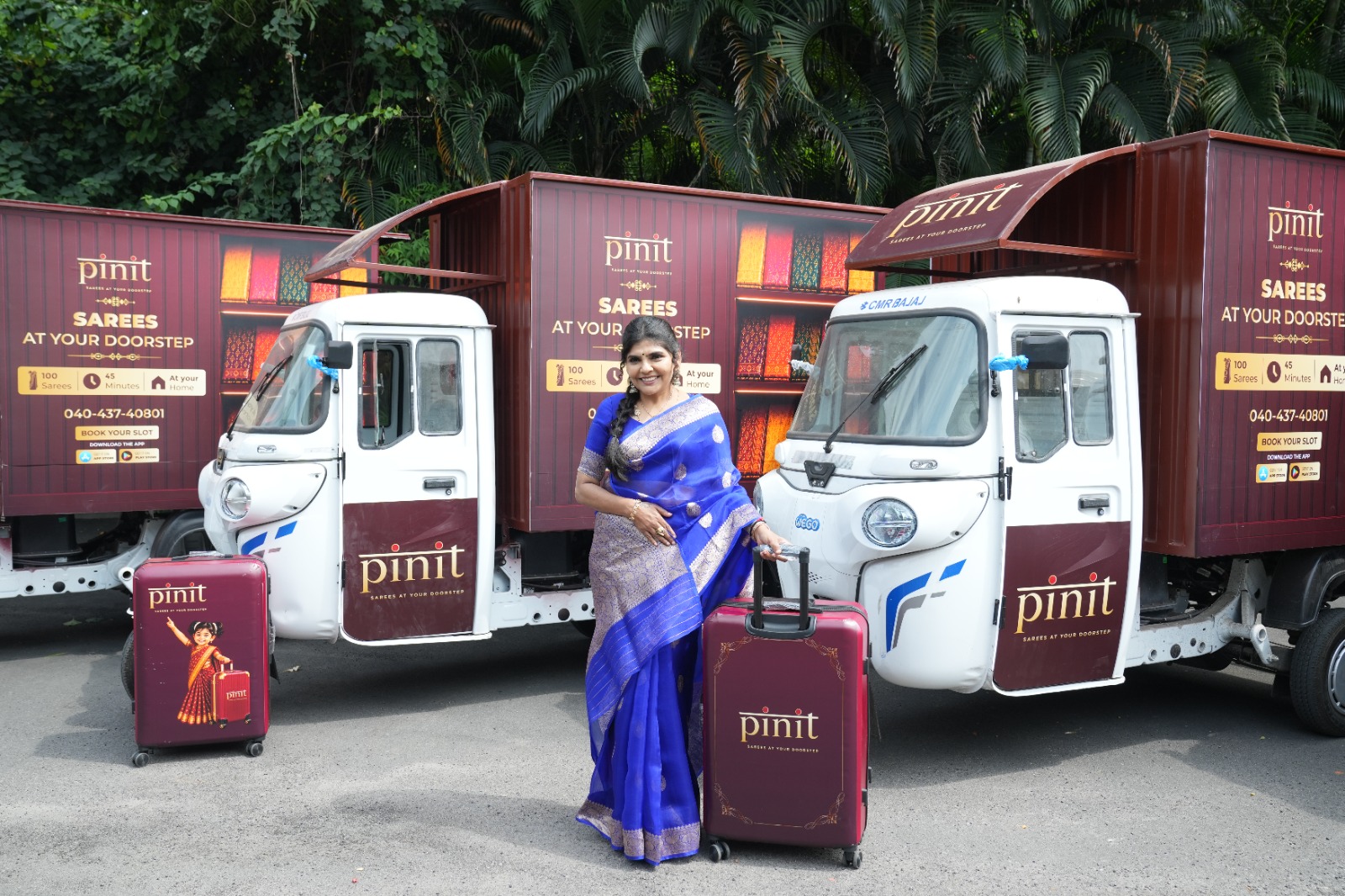 Pinit Launches Quick-Commerce Saree Platform with 45-Minute Doorstep Fulfilment