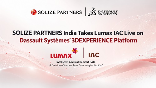 SOLIZE PARTNERS India Takes Lumax IAC Live on Dassault Systemes' 3DEXPERIENCE Platform