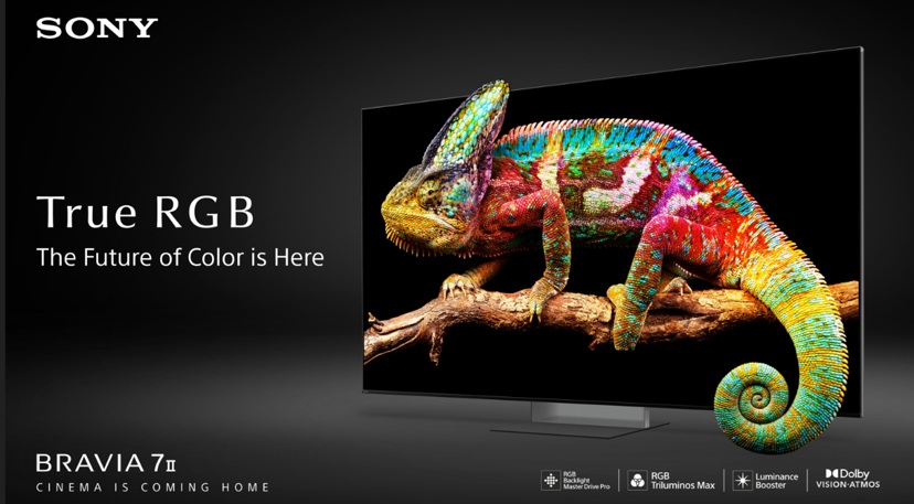 The Future of Colour is Here: Sony Introduces its True RGB TVs Powered by RGB Backlight Master Drive Pro with BRAVIA 7II Across India