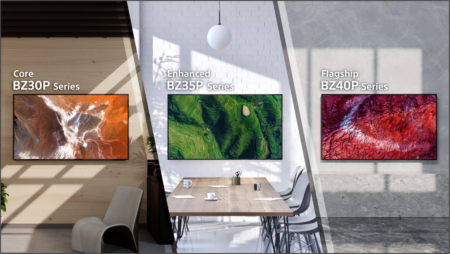 Sony India Expands its Professional Display Portfolio with New BRAVIA Professional Displays BZ-P Series